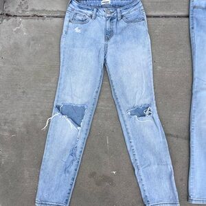 Tilly’s Blue Jeans - 1 Ripped 1 Flared